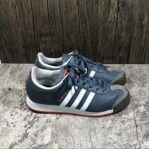 Adidas Somoa Mens Athletic Shoes Blue/Orange Size 6